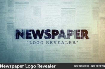 Newspaper Logo Reveal - Download Videohive 10159248