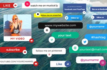 Social Media Info Box - Download Videohive 17785071