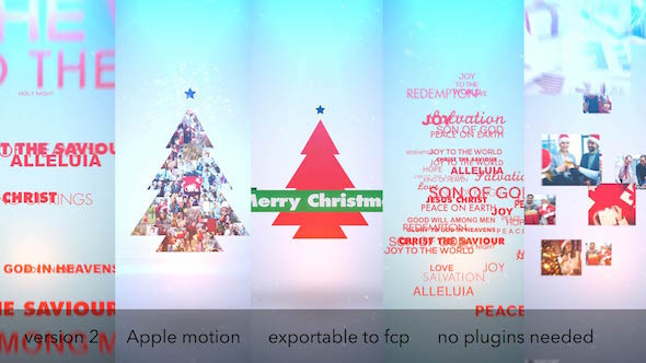 Typo & Video Christmas Logo Intro - Download Videohive 9646963