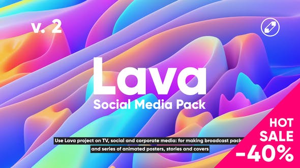 Lava | Social Media Pack - 24118486 Videohive Download