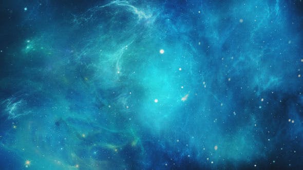 light blue space galaxy