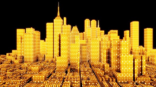 Gold City Lights 21750537 Videohive Quick Download Motion Graphics