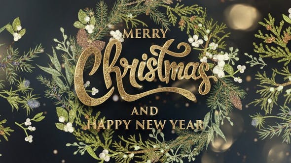 Merry Christmas Glittery Text Animation Videohive 22968485 Download Fast  Motion Graphics