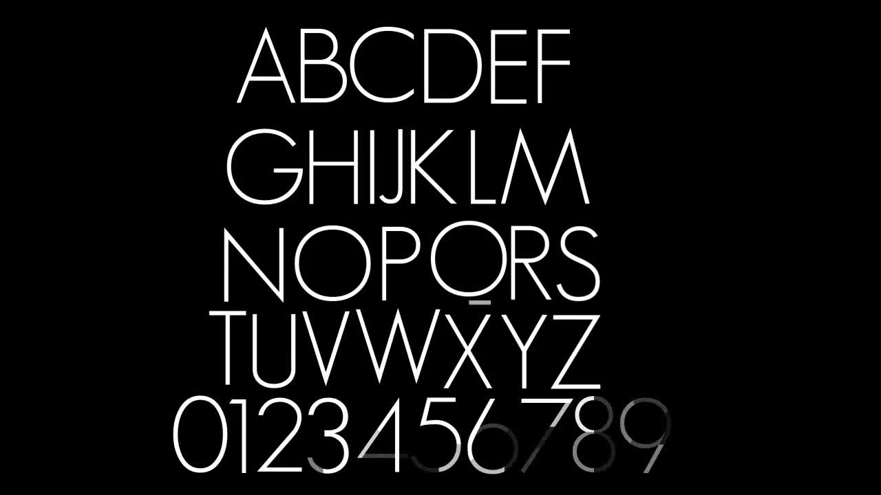 10 Animated Fonts - Download Videohive 6654192