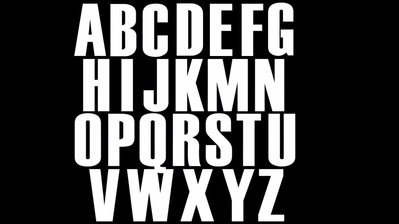 10 Animated Fonts - Download Videohive 6654192