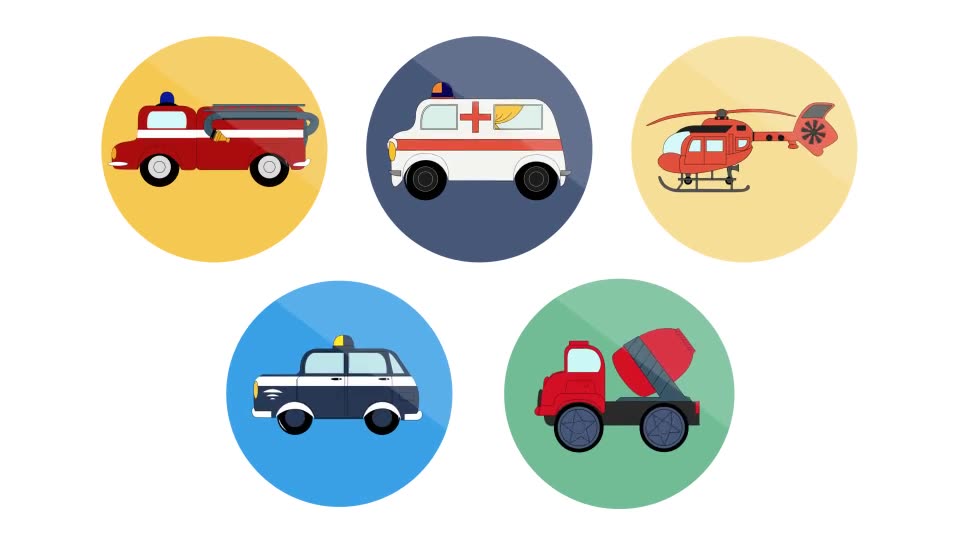 10 Animated Transport Icons Videohive 8055981 After Effects Image 2