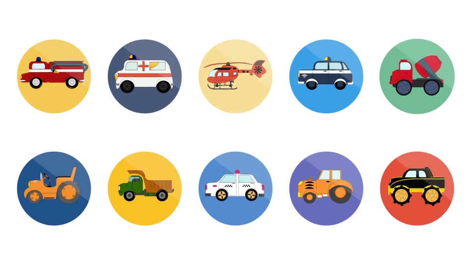 10 Animated Transport Icons Videohive 8055981 After Effects Image 9