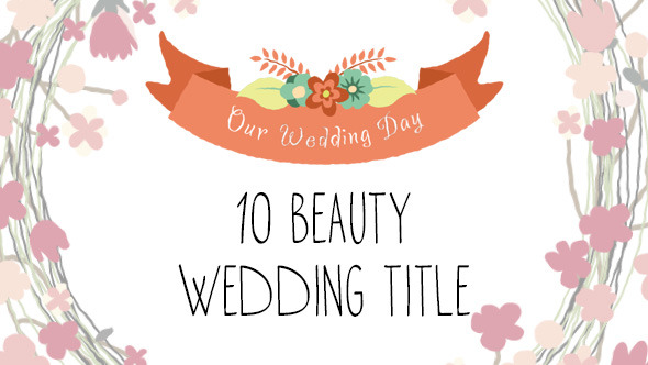 10 Beauty Wedding Titles - Download Videohive 12628880