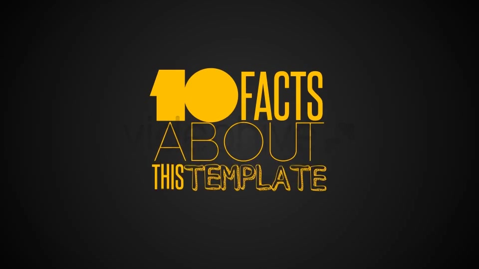 10 Facts About - Download Videohive 4790596
