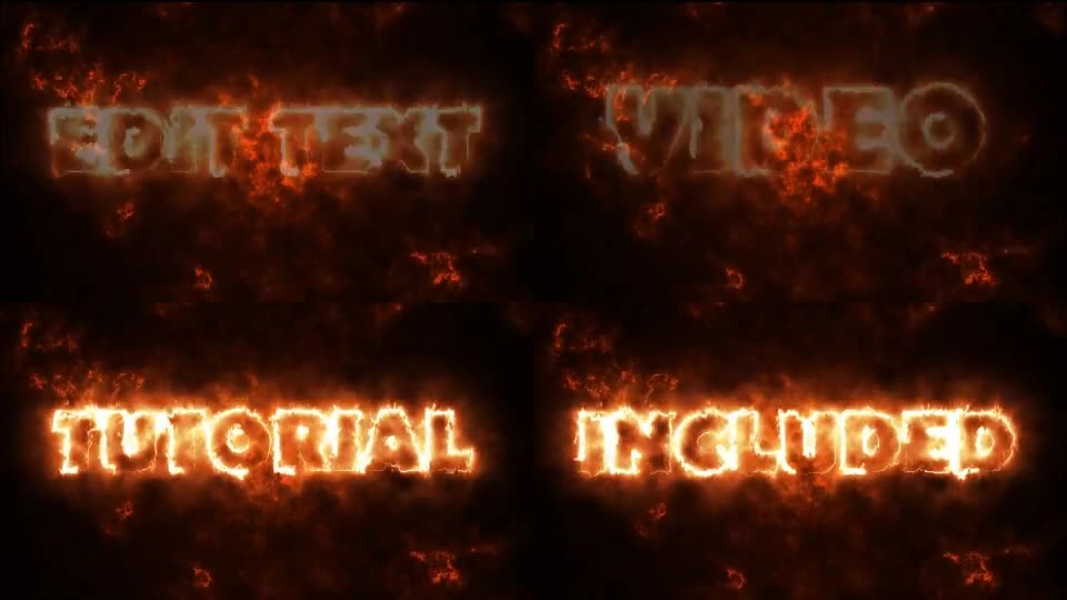 10 Fire Titles Videohive 17314584 After Effects Image 2