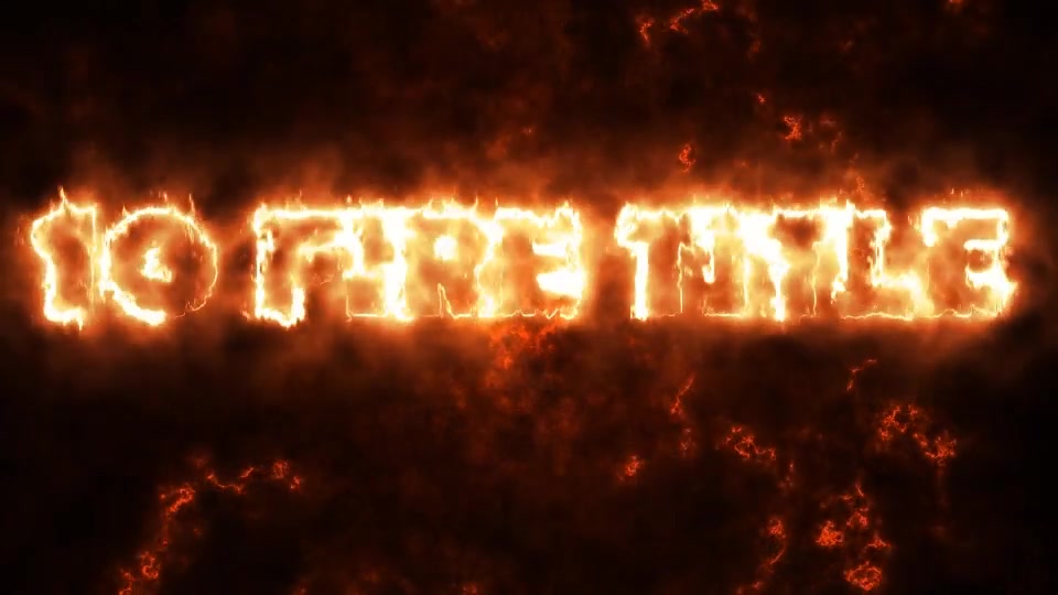 10 Fire Titles Videohive 17314584 After Effects Image 3
