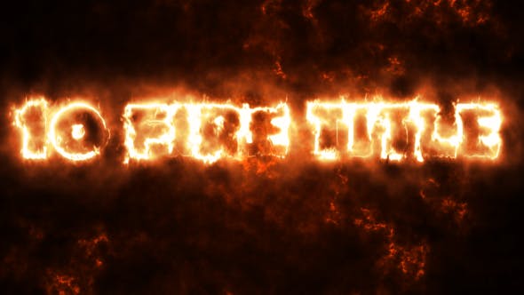 10 Fire Titles - Videohive 17314584 Download