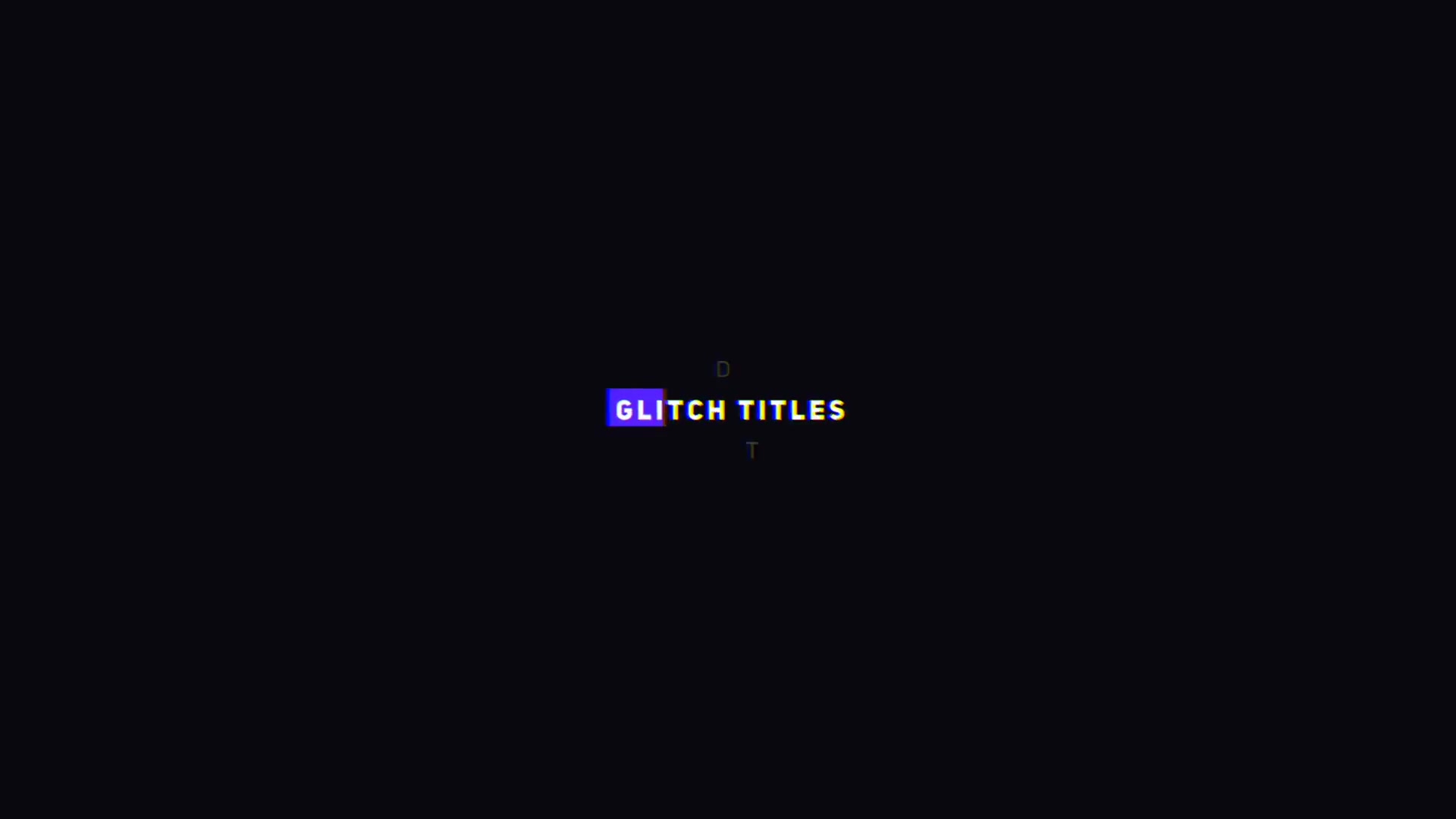 10 Glitch Titles - Download Videohive 20200473
