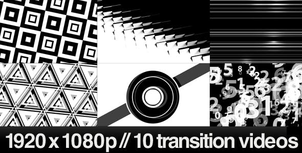 10 HD Transitions Bundle A - Download 241567 Videohive