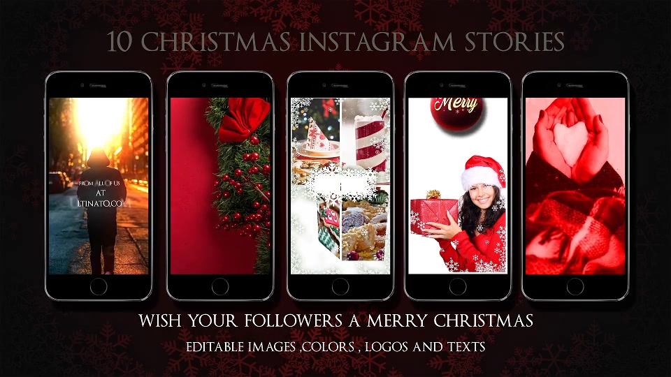 10 Instagram Christmas Stories Videohive 22994870 After Effects Image 6