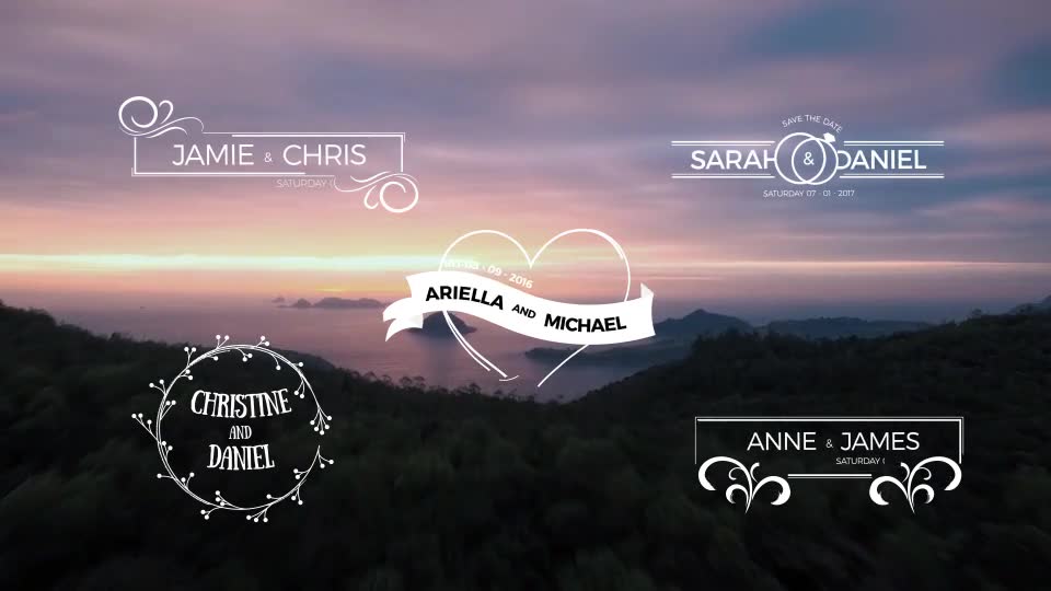 10 Romantic Wedding Titles Videohive 17811869 After Effects Image 2