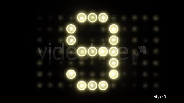10 Second Light Scoreboard Countdown Videohive 7466829 Motion Graphics Image 2
