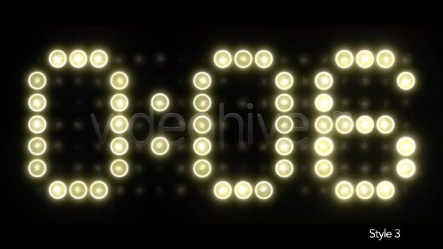 10 Second Light Scoreboard Countdown Videohive 7466829 Motion Graphics Image 9
