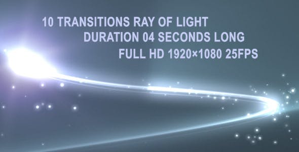 10 Transitions Ray Of Light - Videohive 3996879 Download