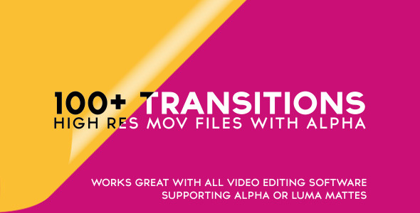 100+ Alpha Transitions Pack - Download Videohive 9939119