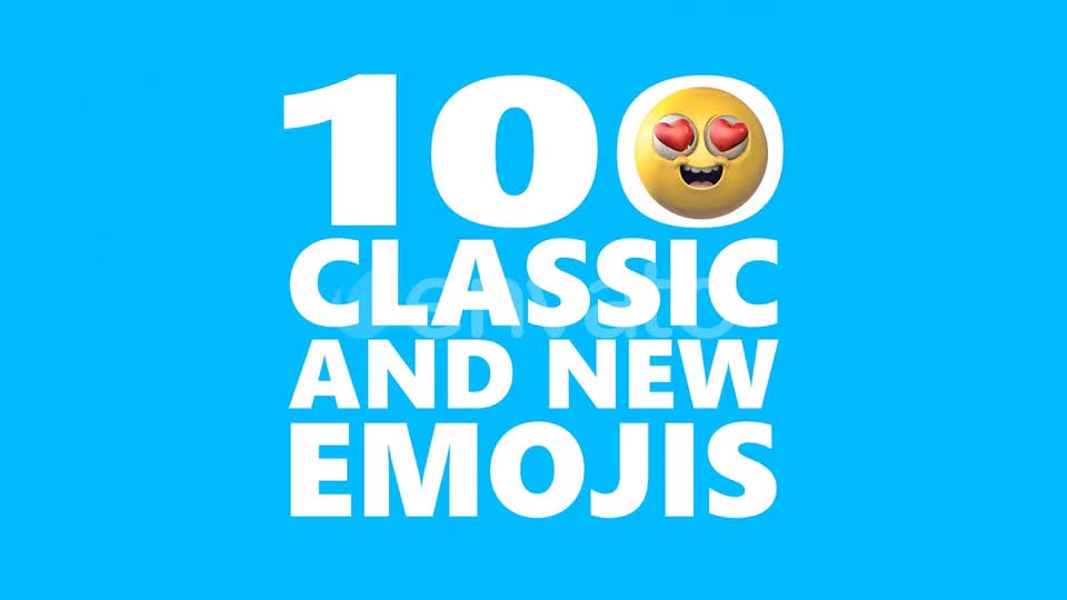 100 Classic And New Emojis Videohive 29840105 Motion Graphics Image 1