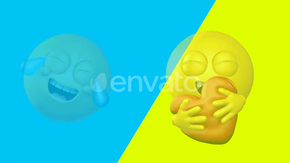 100 Classic And New Emojis Videohive 29840105 Motion Graphics Image 3