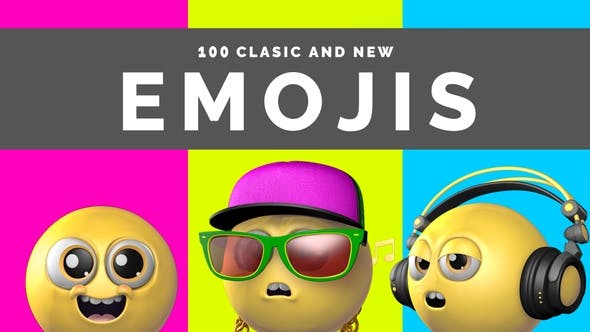 100 Classic And New Emojis - 29840105 Videohive Download