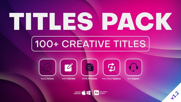 100+ Creative Titles - Videohive 33559896 Download