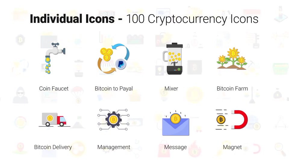 100 Crypto Currency Icons Videohive 33160216 After Effects Image 10