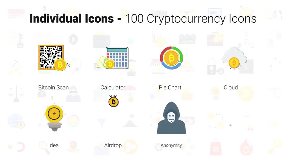 100 Crypto Currency Icons Videohive 33160216 After Effects Image 11