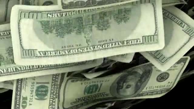 $100 Dollar Bills Flying Around Realistically - Download Videohive 3096200