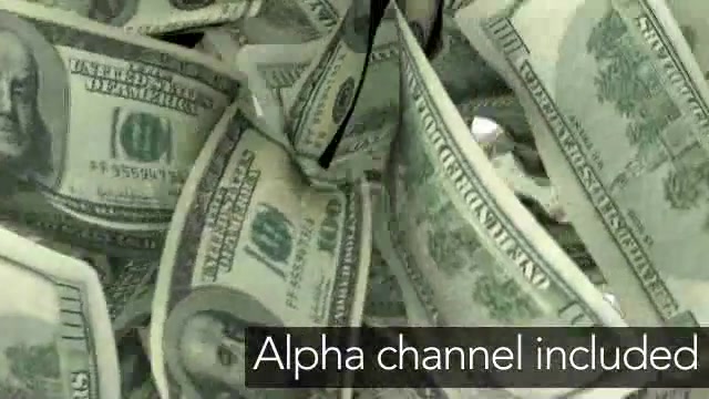 $100 Dollar Bills Flying Around Realistically - Download Videohive 3096200