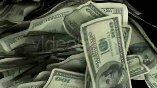 $100 Dollar Bills Flying Around Realistically - Download Videohive 3096200