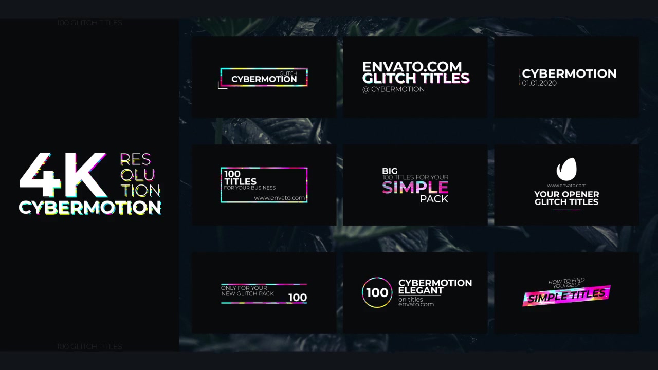 100 Glitch Titles Videohive 23022174 After Effects Image 11