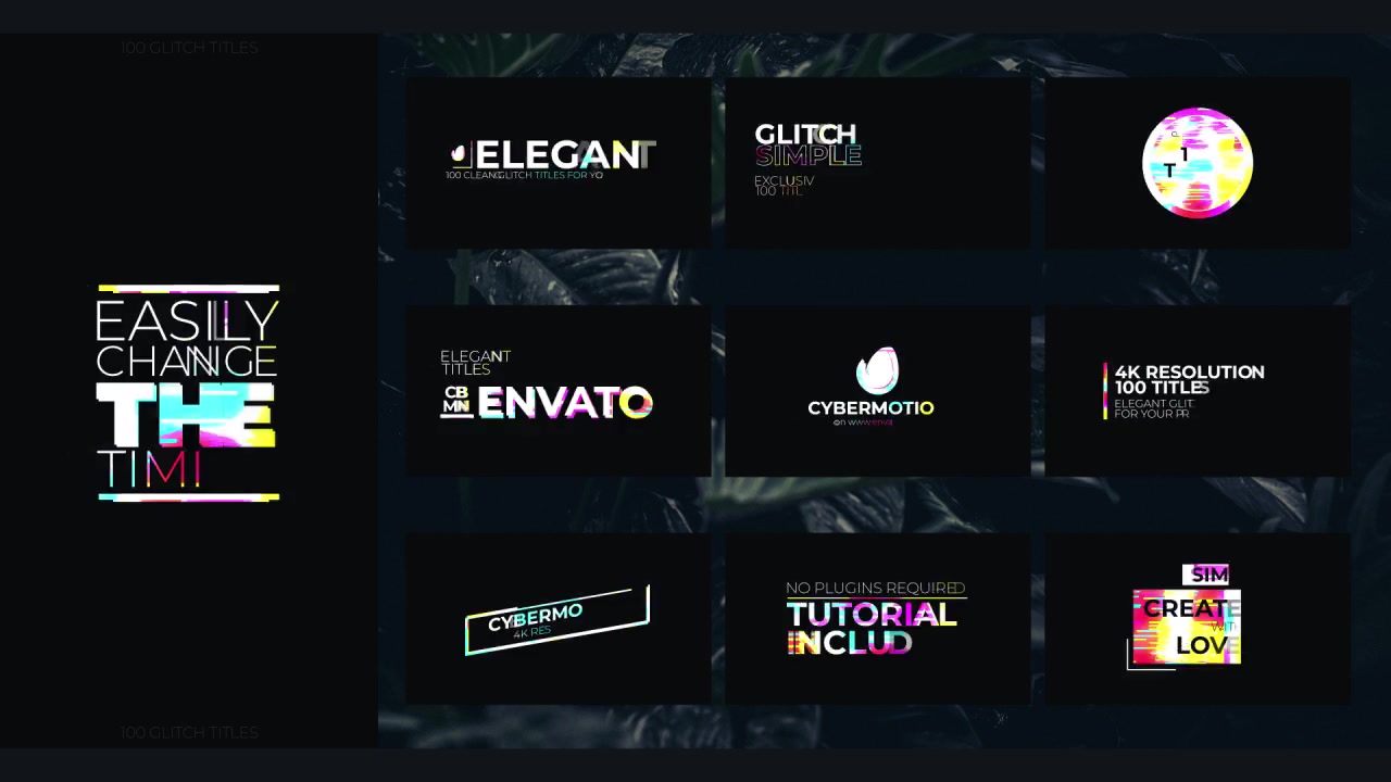 100 Glitch Titles Videohive 23022174 After Effects Image 9