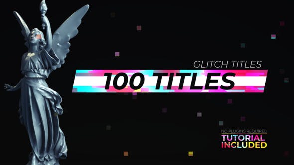 100 Glitch Titles - Download Videohive 23022174