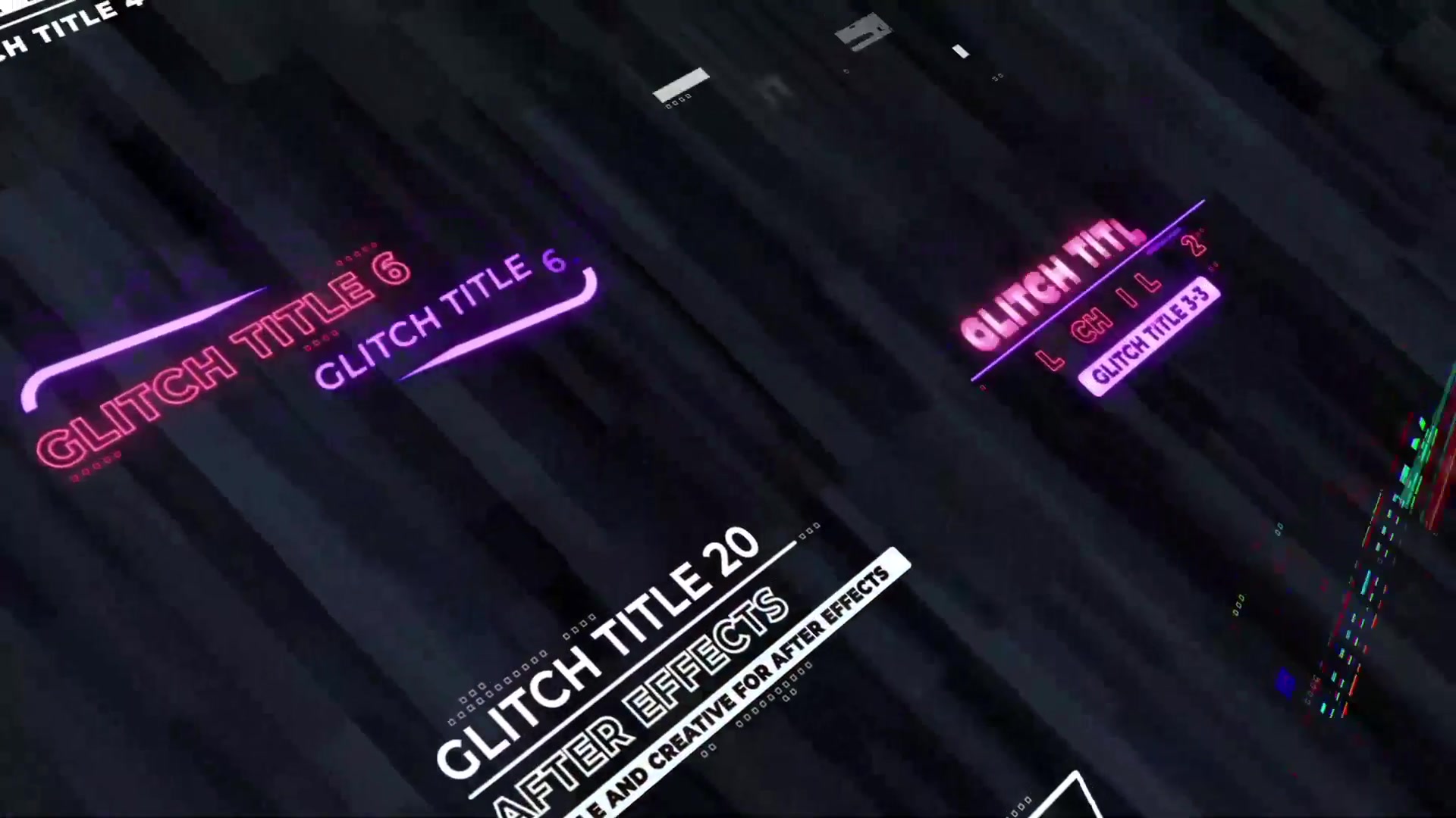 100+ Glitch Titles | Simple | Neon | RGB Videohive 37102836 After Effects Image 2