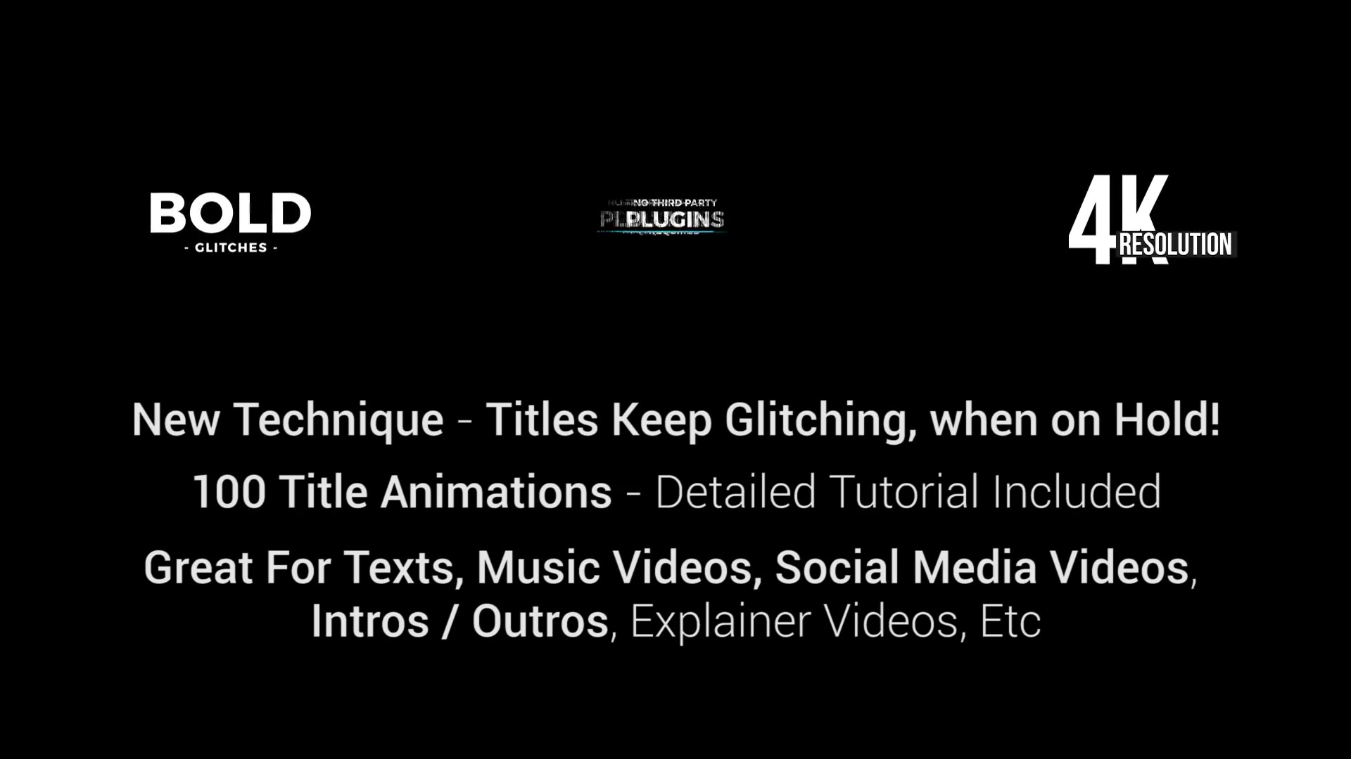 100 Glitch Titles │ After Effects Version Videohive 23111204 After Effects Image 10
