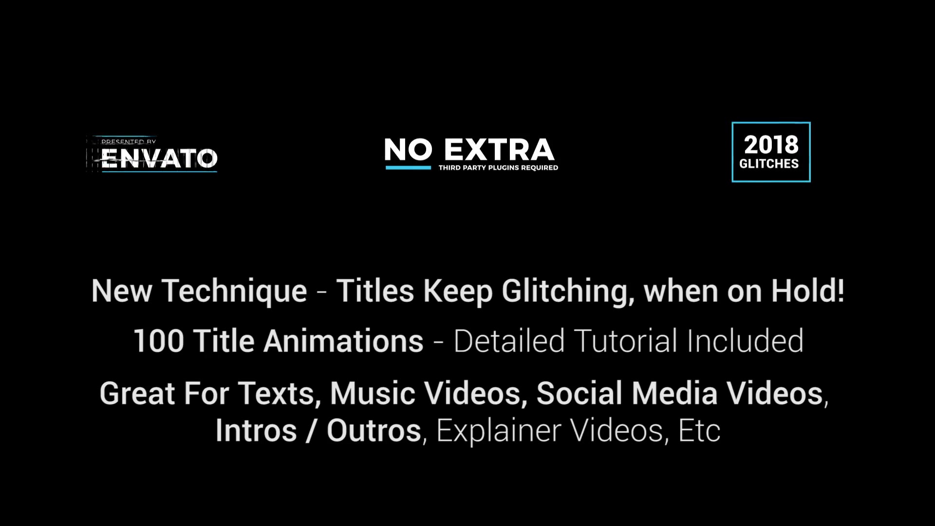 100 Glitch Titles │ After Effects Version Videohive 23111204 After Effects Image 9
