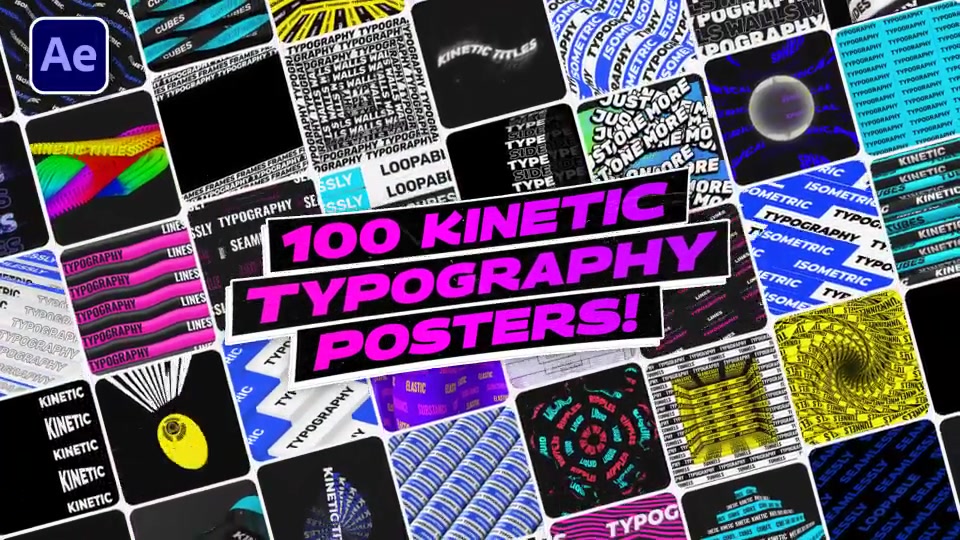 100 Kinetic Typography Posters | After Effects Videohive 33732559 After Effects Image 13