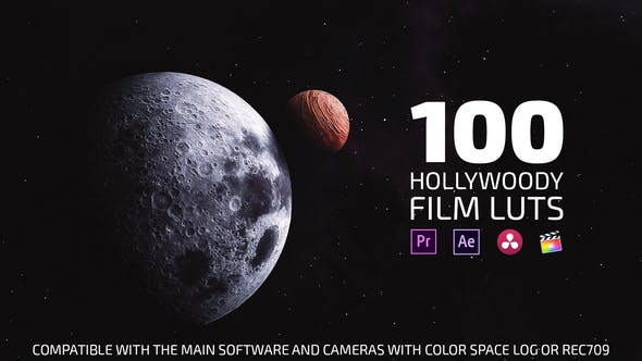 100 LUTs from Hollywood Films - Download 28672249 Videohive