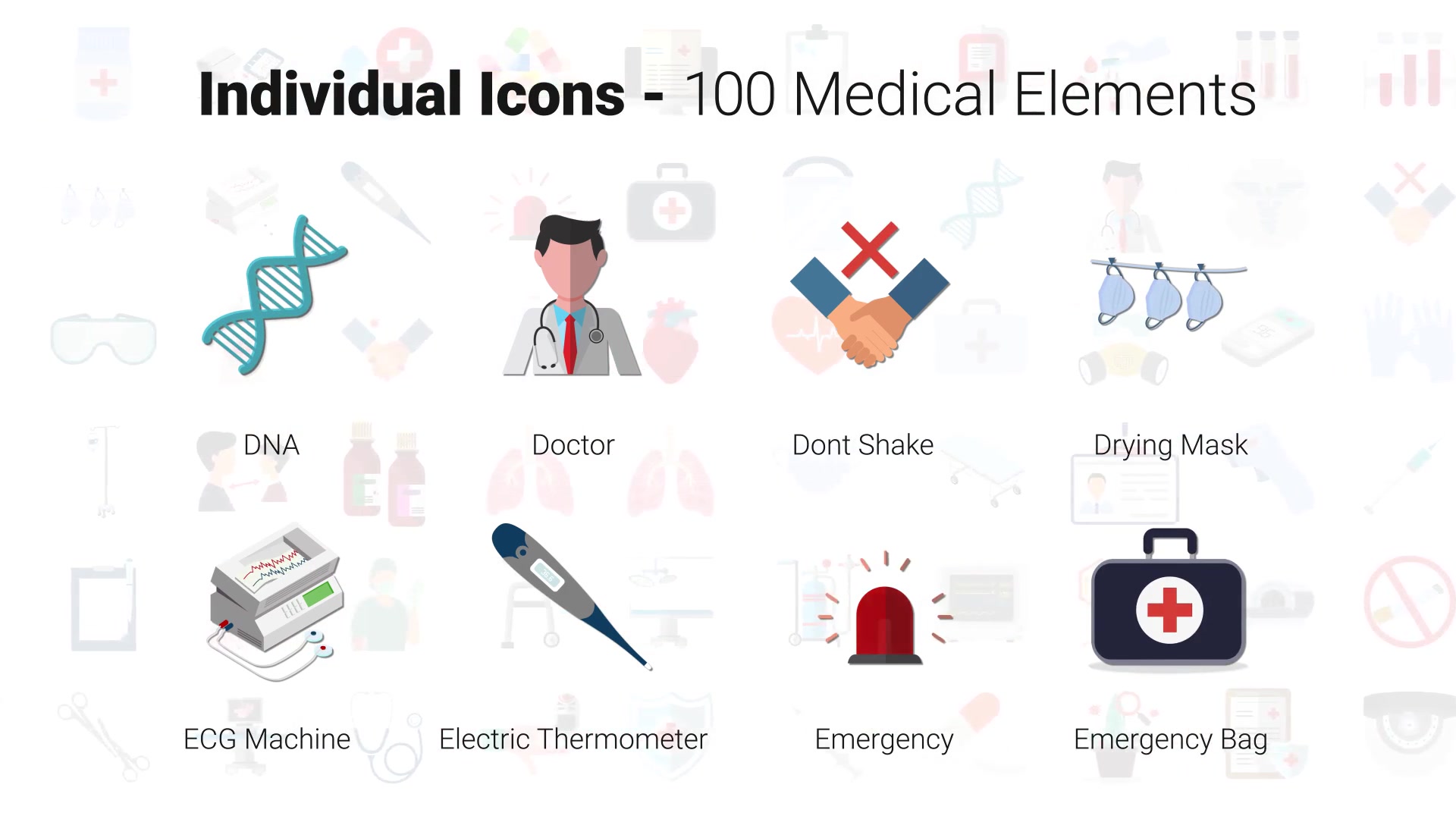 100 Medical Elements Videohive 29901814 After Effects Image 10