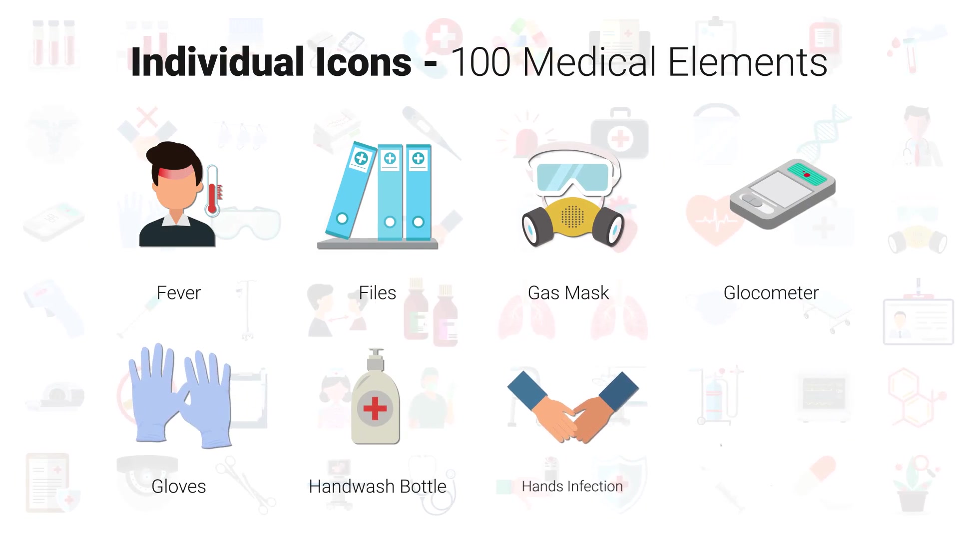 100 Medical Elements Videohive 29901814 After Effects Image 11