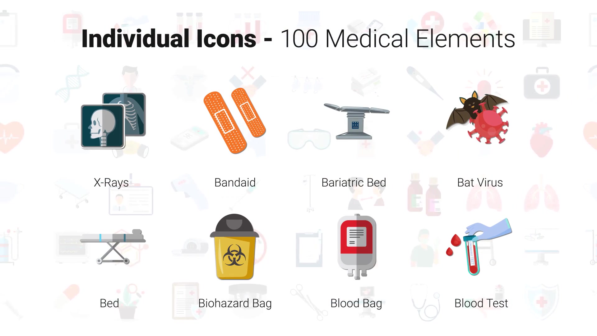 100 Medical Elements Videohive 29901814 After Effects Image 7