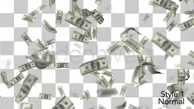 $100 Money Bills Raining Down From Top to Bottom Videohive 4246884 Motion Graphics Image 6