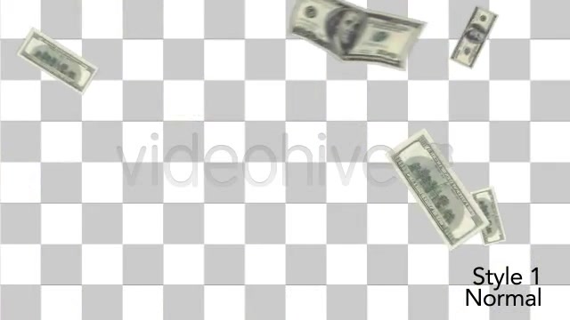 $100 Money Bills Raining Down From Top to Bottom Videohive 4246884 Motion Graphics Image 8