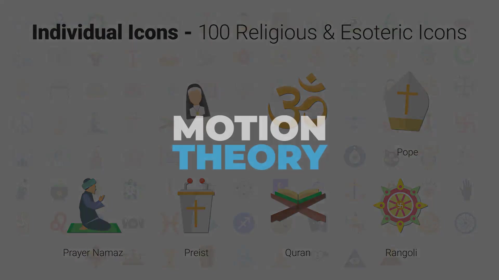 100 Religious Icons Videohive 29967265 After Effects Image 12