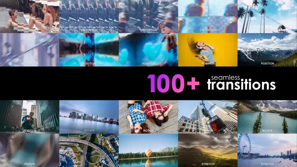 100+ Seamless Transitions Videohive 36203610 After Effects Image 1