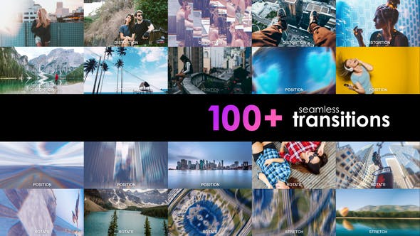 100+ Seamless Transitions - Download Videohive 36203610