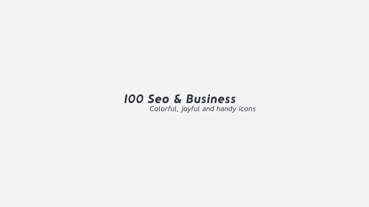 100 Seo & Business Modern Flat Animated Icons Mogrt Videohive 25420234 Premiere Pro Image 8